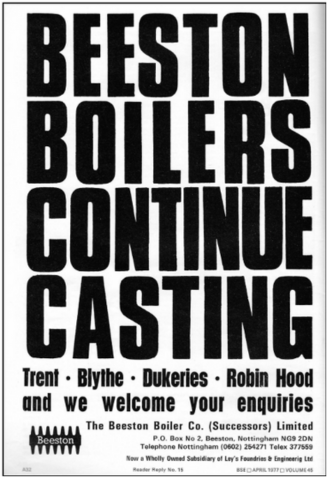 Beeston advert.