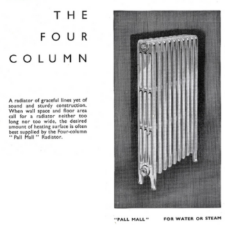 A brochure image of the Pall Mall four column.