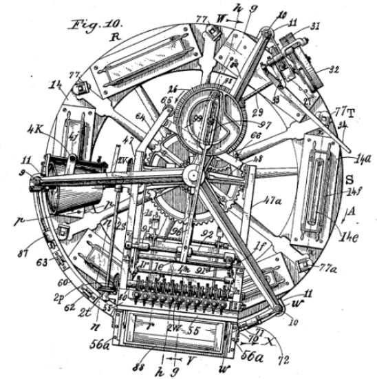 Bryant Moulding machine patented moulding machine.