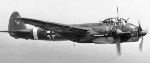The Junkers JU 88 bombers.